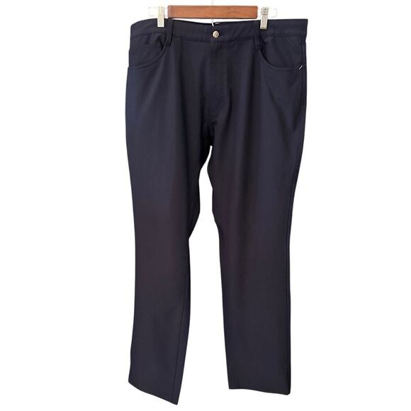 FootJoy FJ Athletic Performance Golf Pants Size 38 x 34 Mens 5 Pocket Style Blue - Picture 3 of 10
